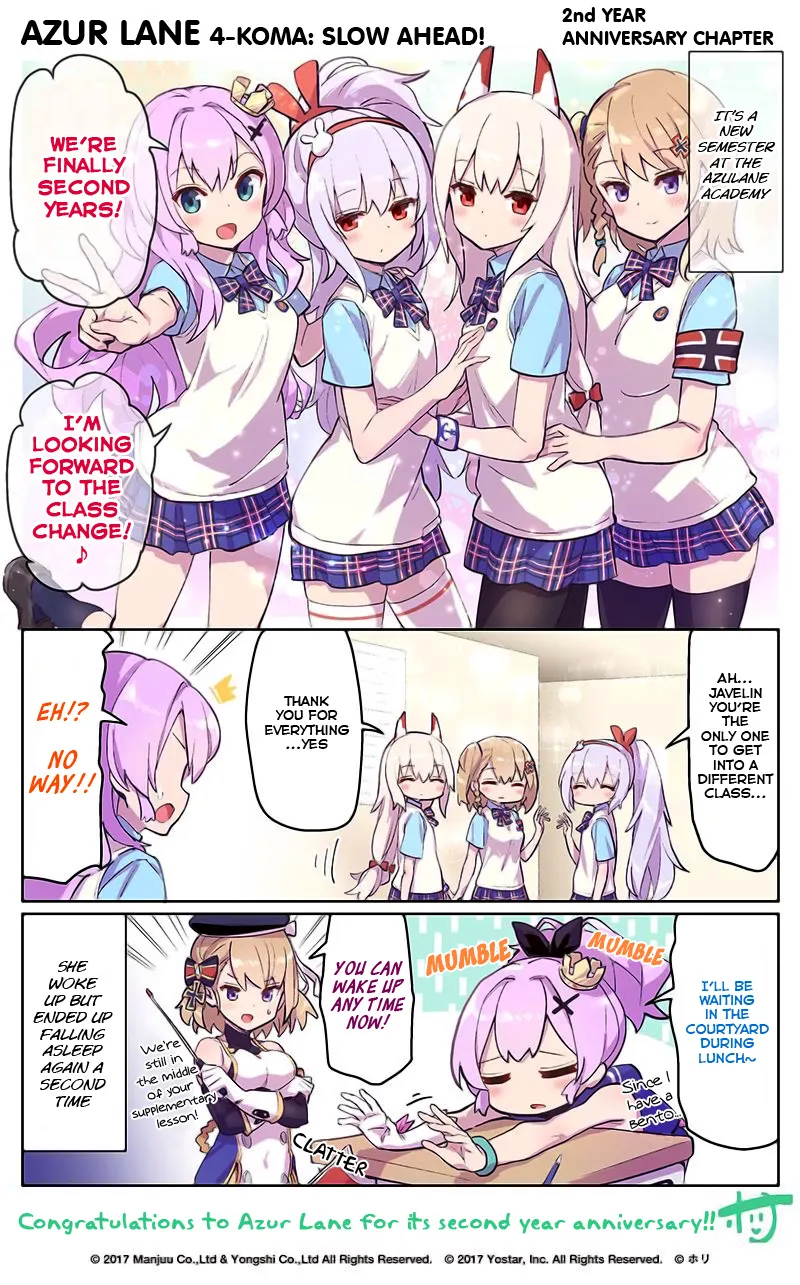 Azur Lane 4-koma: Slow Ahead Chapter 36.5 page 1 - MangaKakalot