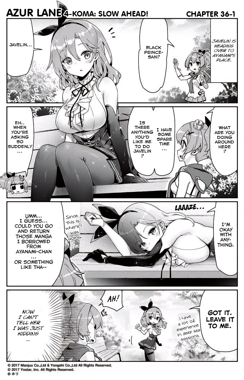 Azur Lane 4-koma: Slow Ahead Chapter 36 page 1 - MangaKakalot