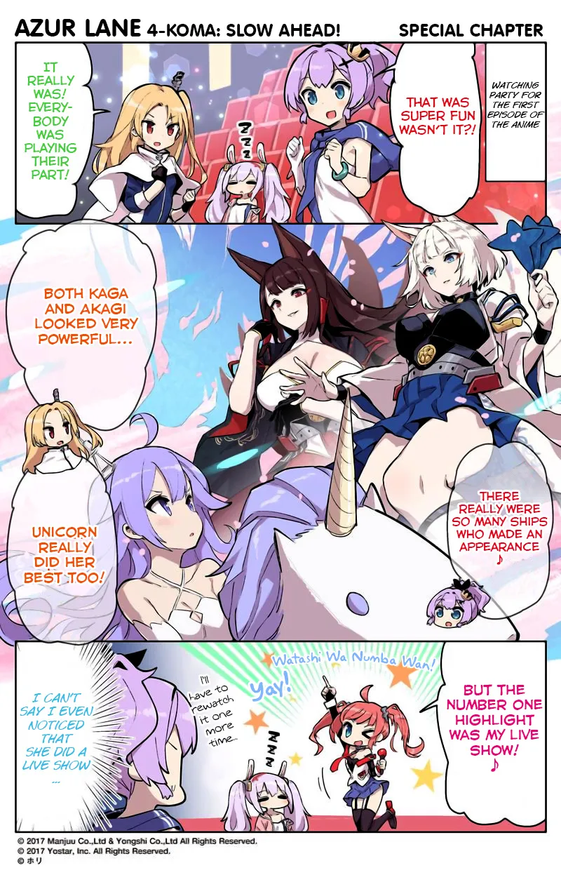 Azur Lane 4-koma: Slow Ahead Chapter 37.5 page 1 - MangaKakalot