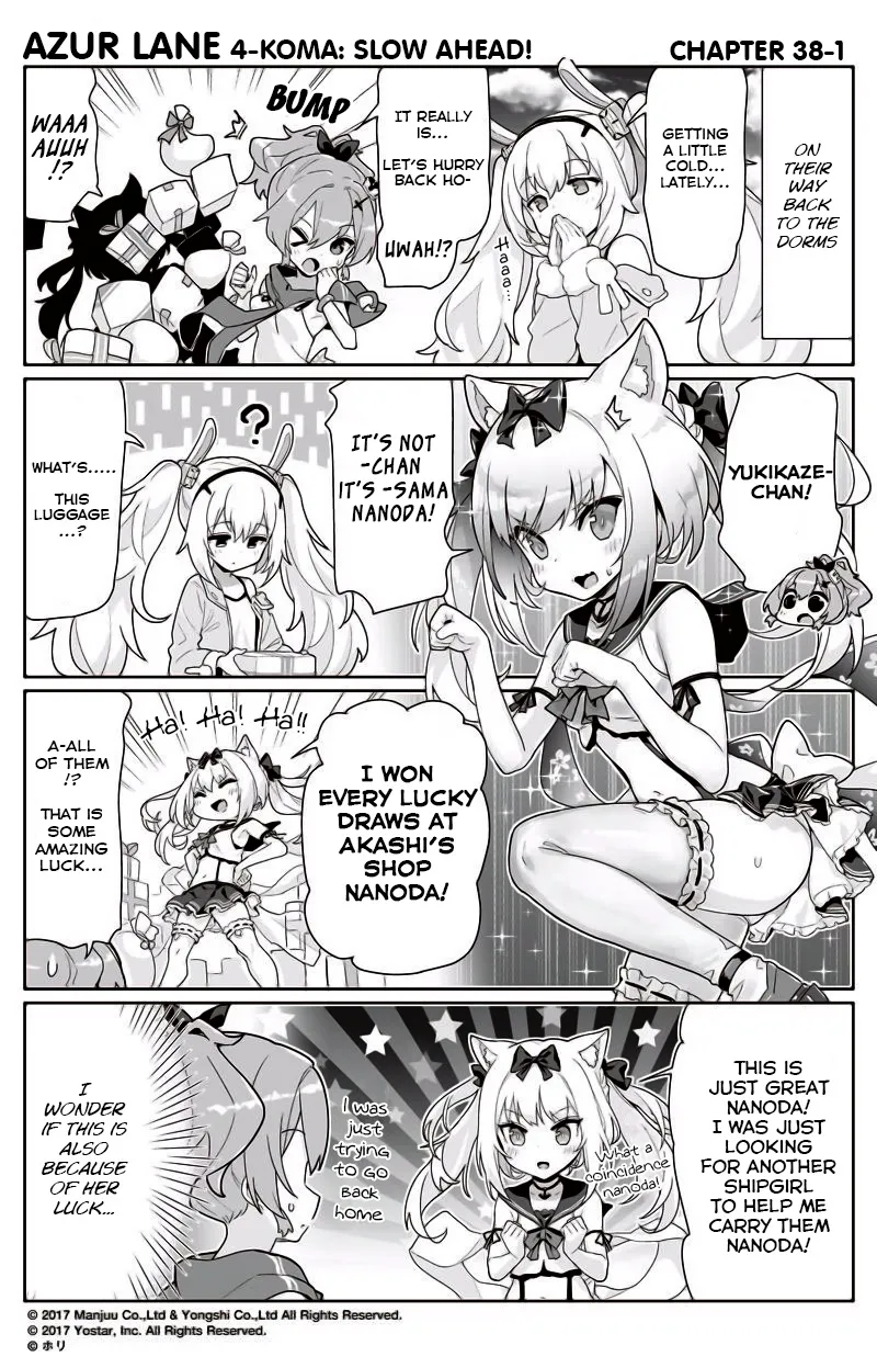 Azur Lane 4-koma: Slow Ahead Chapter 38 page 1 - MangaKakalot