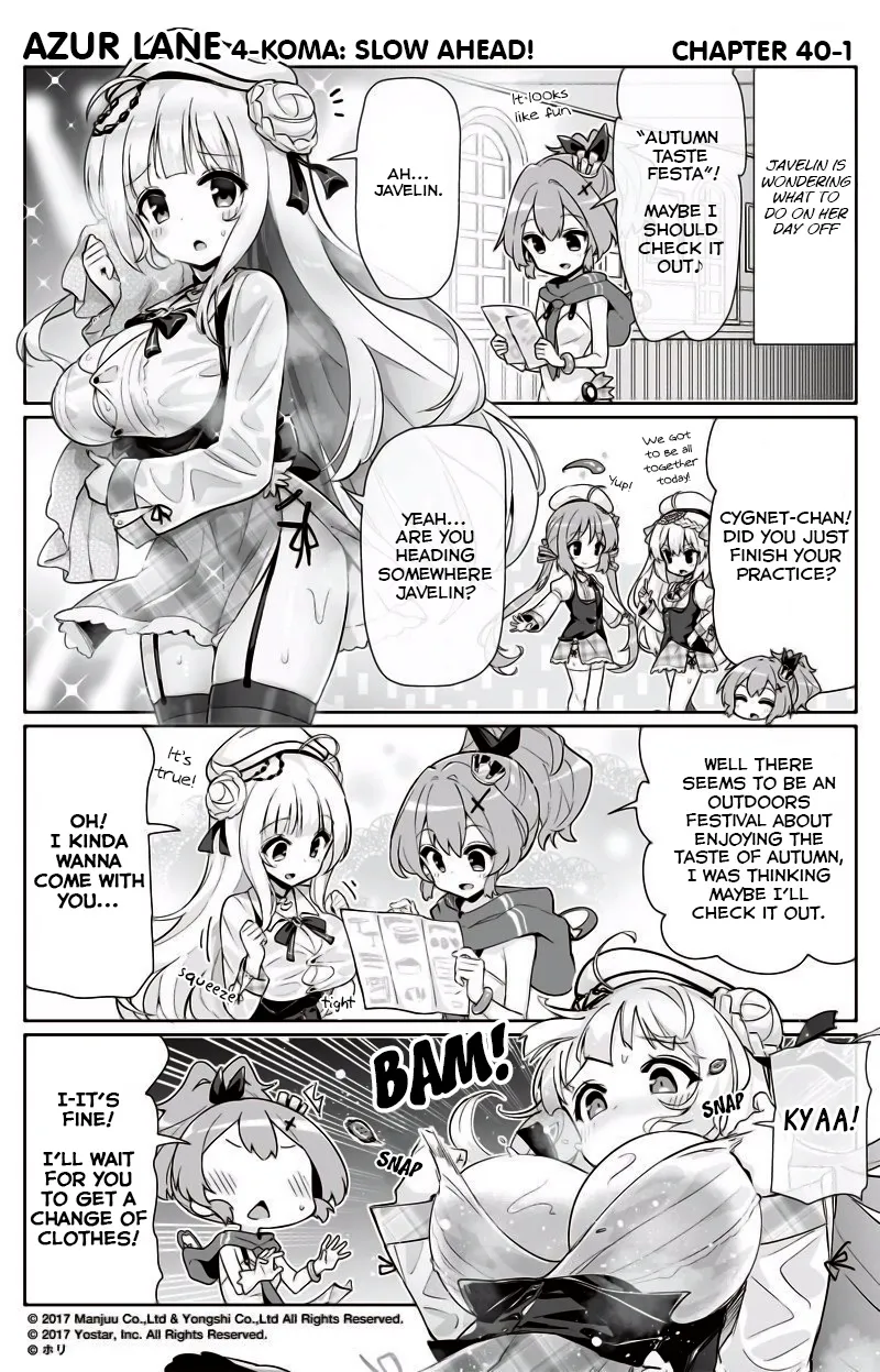 Azur Lane 4-koma: Slow Ahead Chapter 40 page 1 - MangaKakalot