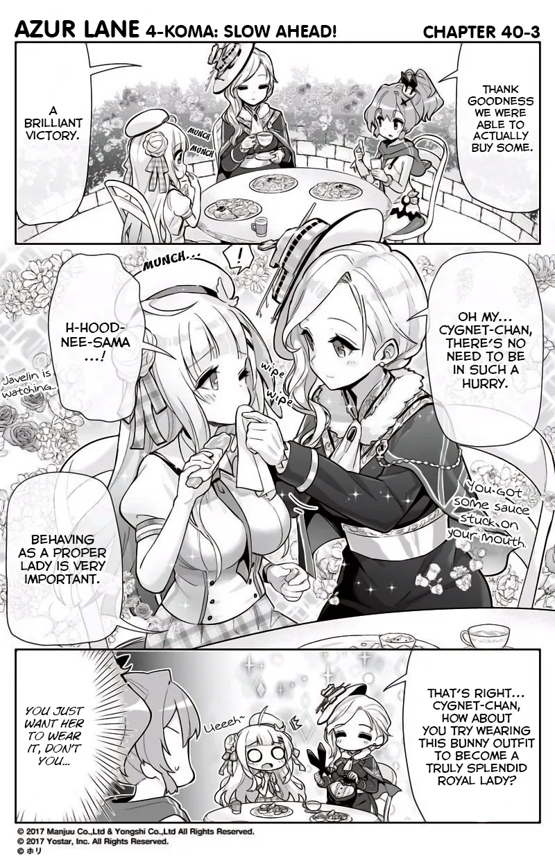 Azur Lane 4-koma: Slow Ahead Chapter 40 page 3 - MangaKakalot