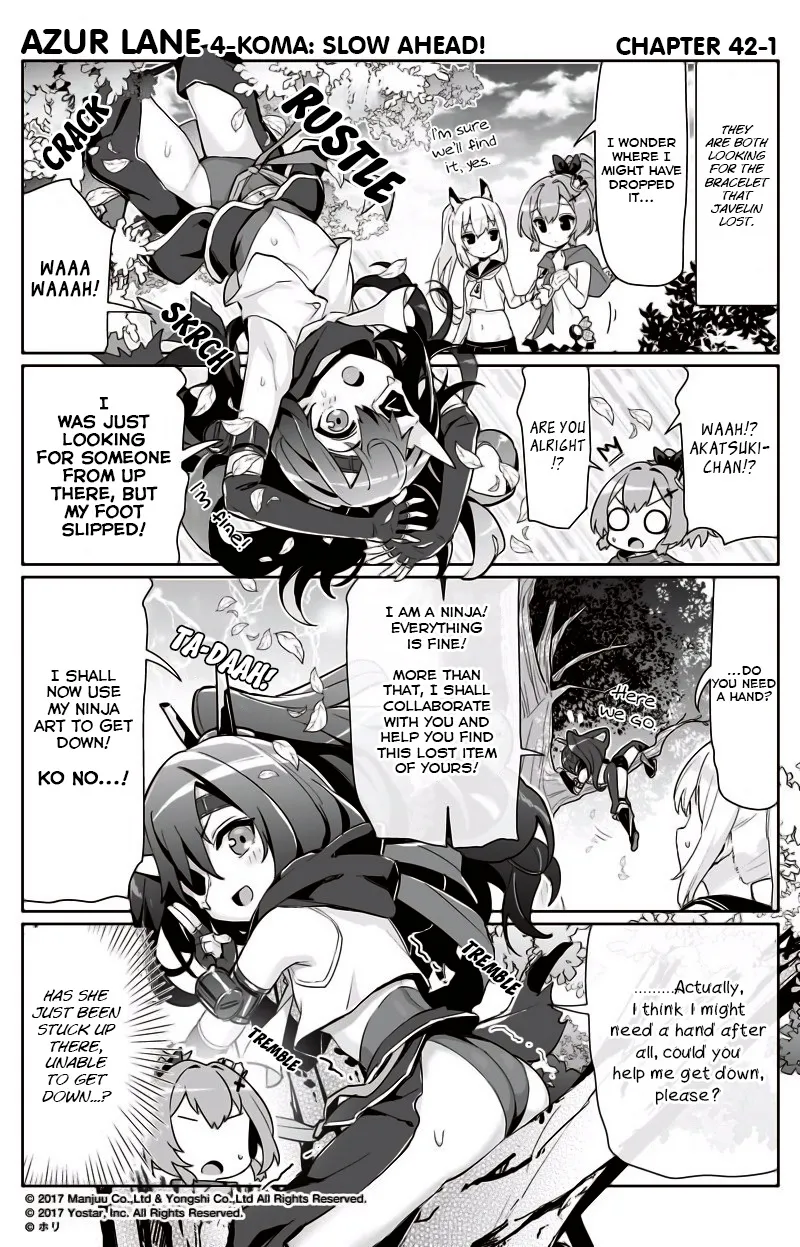 Azur Lane 4-koma: Slow Ahead Chapter 42 page 1 - MangaKakalot