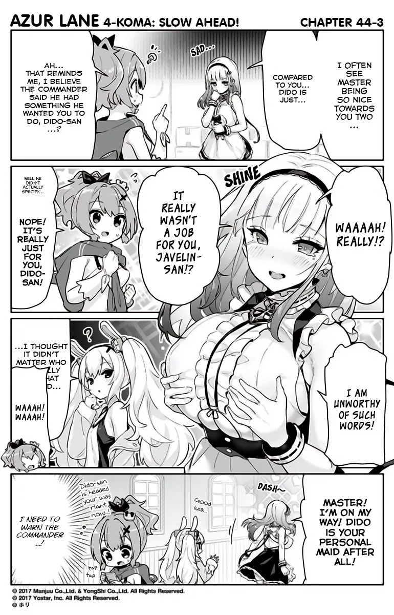 Azur Lane 4-koma: Slow Ahead Chapter 44 page 3 - MangaKakalot