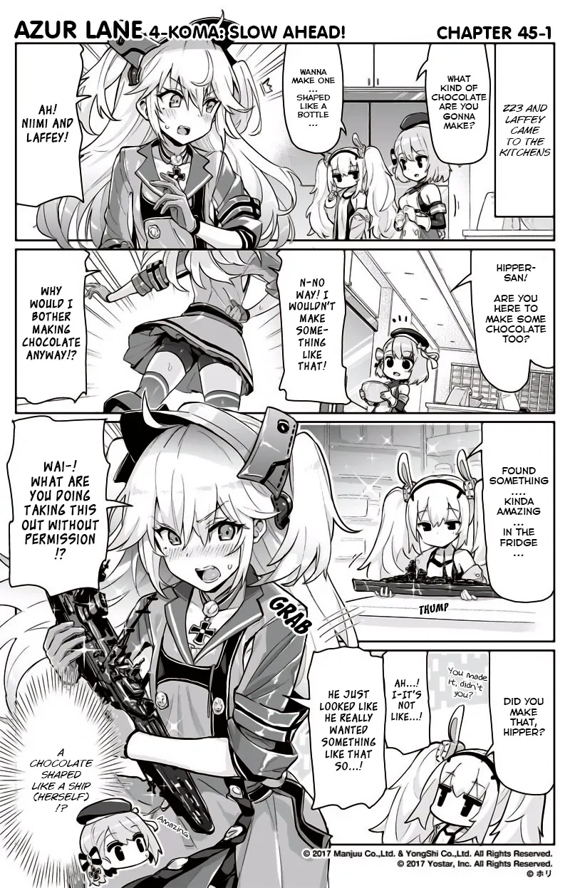 Azur Lane 4-koma: Slow Ahead Chapter 45 page 1 - MangaKakalot