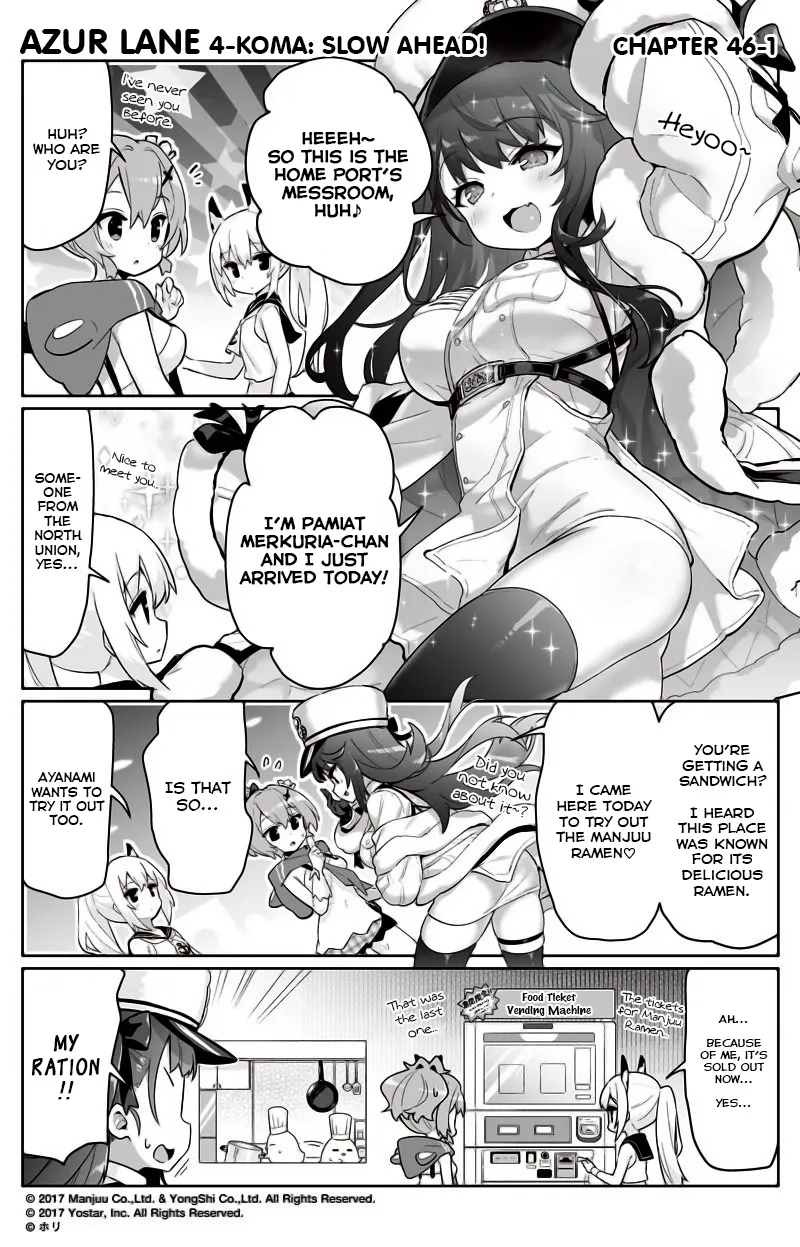 Azur Lane 4-koma: Slow Ahead Chapter 46 page 1 - MangaKakalot