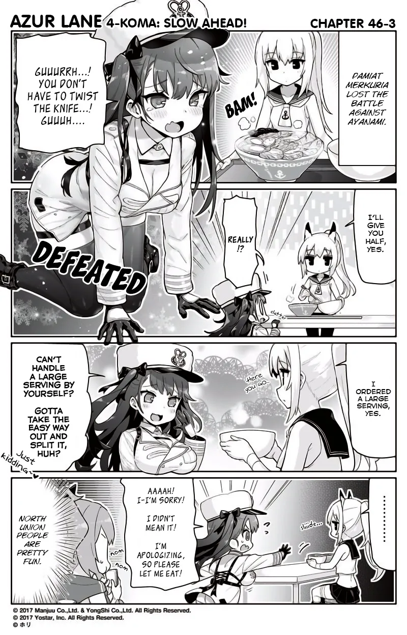 Azur Lane 4-koma: Slow Ahead Chapter 46 page 3 - MangaKakalot