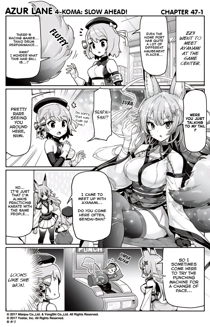 Azur Lane 4-koma: Slow Ahead Chapter 47 page 1 - MangaKakalot