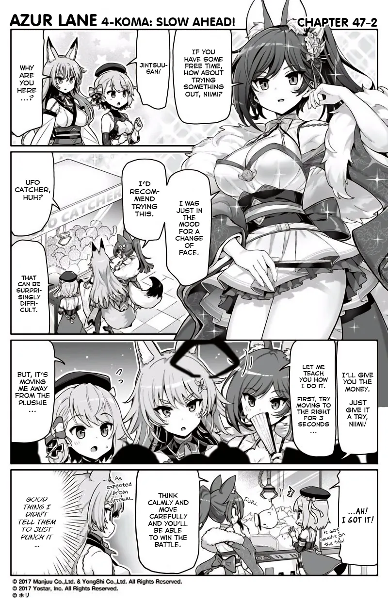 Azur Lane 4-koma: Slow Ahead Chapter 47 page 2 - MangaKakalot