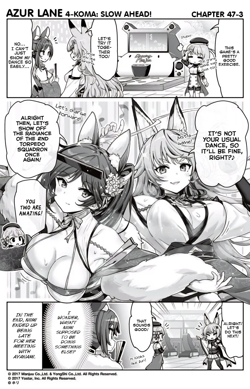 Azur Lane 4-koma: Slow Ahead Chapter 47 page 3 - MangaKakalot