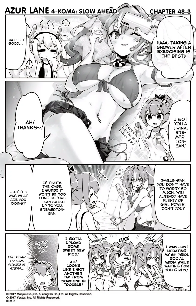 Azur Lane 4-koma: Slow Ahead Chapter 48 page 3 - MangaKakalot