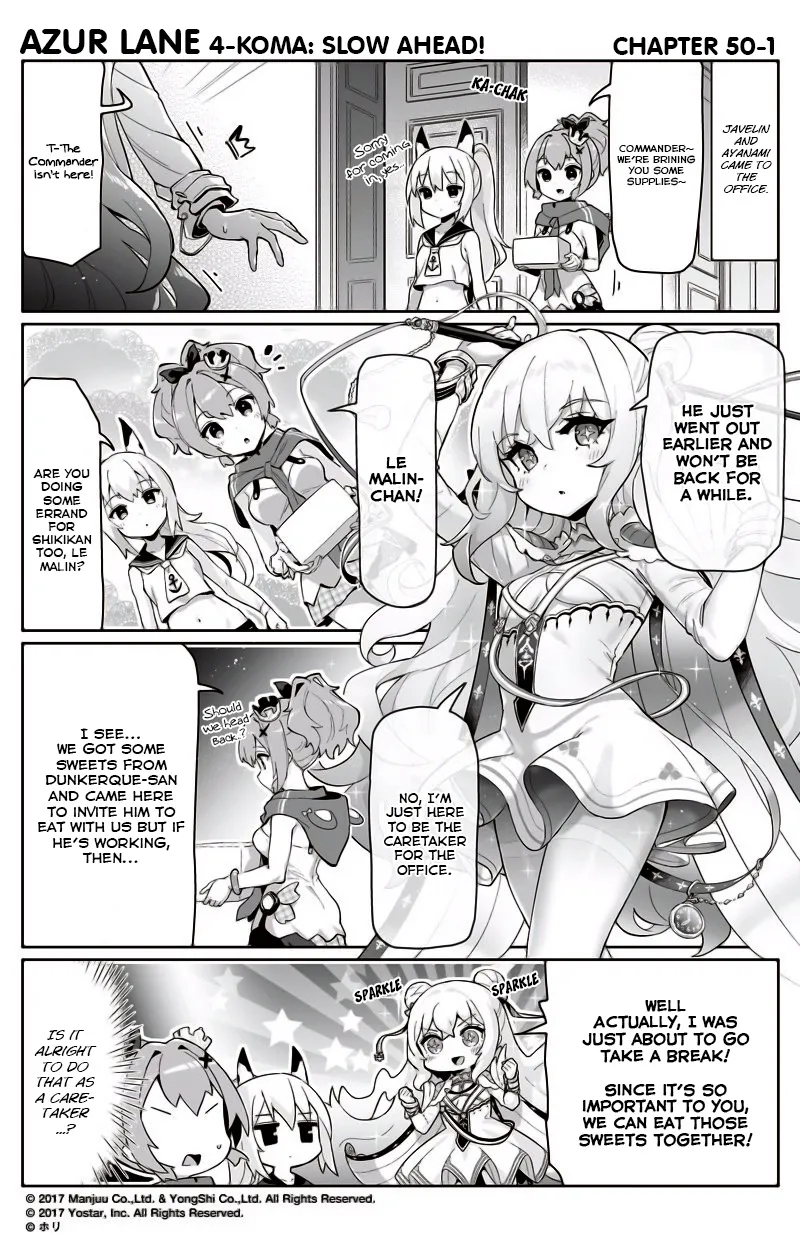 Azur Lane 4-koma: Slow Ahead Chapter 50 page 1 - MangaKakalot