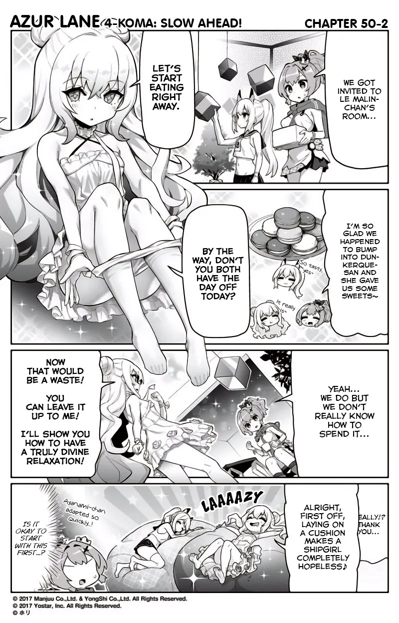 Azur Lane 4-koma: Slow Ahead Chapter 50 page 2 - MangaKakalot