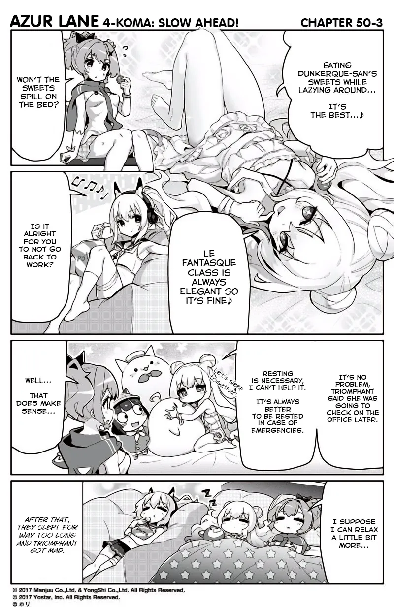 Azur Lane 4-koma: Slow Ahead Chapter 50 page 3 - MangaKakalot