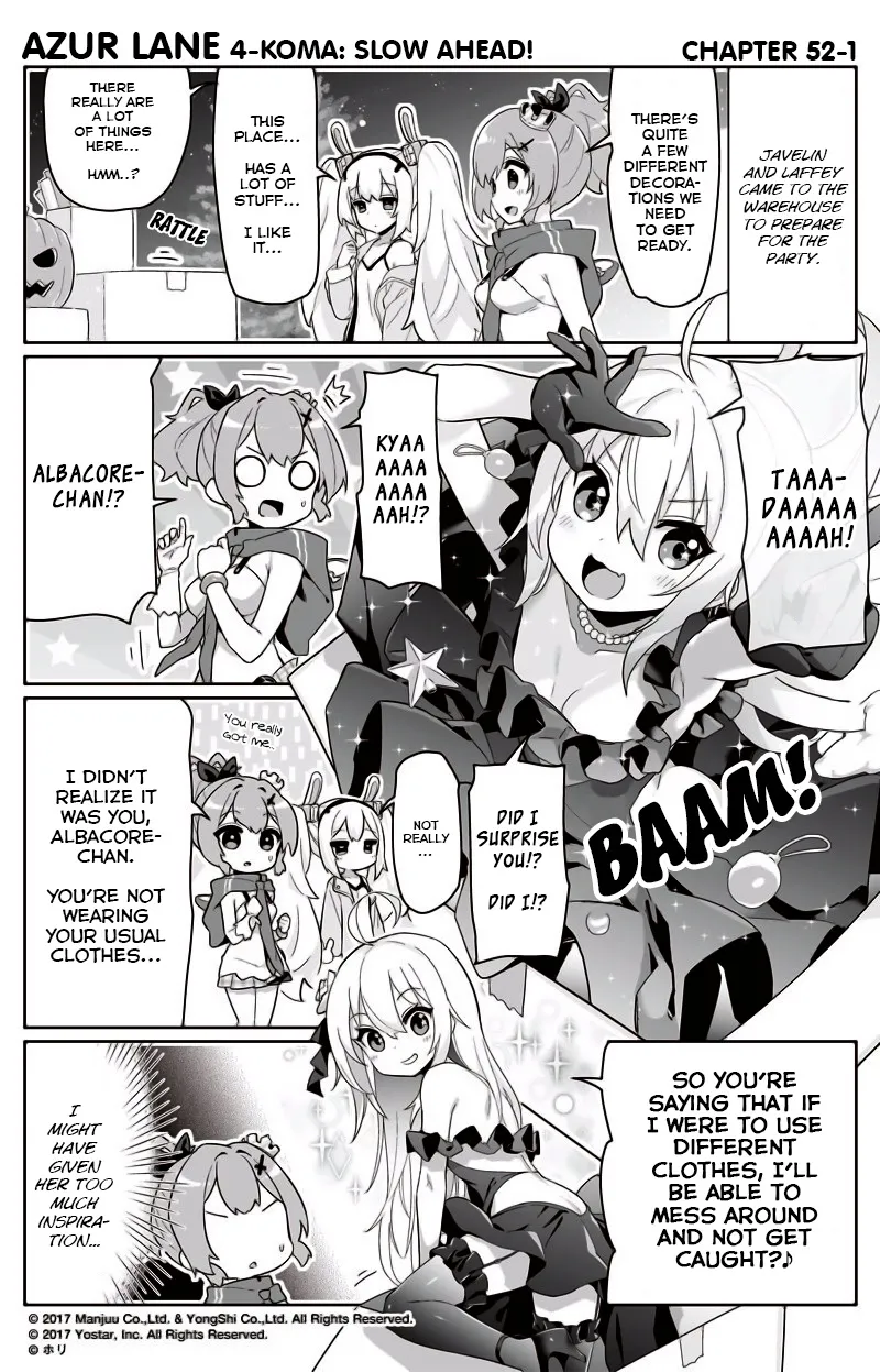 Azur Lane 4-koma: Slow Ahead Chapter 52 page 1 - MangaKakalot