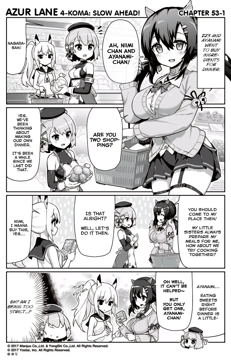 Azur Lane 4-koma: Slow Ahead Chapter 53 page 1 - MangaKakalot