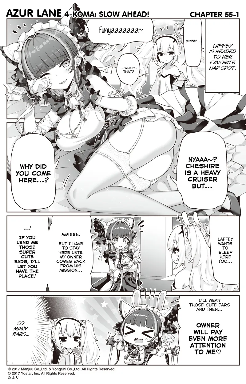 Azur Lane 4-koma: Slow Ahead Chapter 55 page 1 - MangaNato