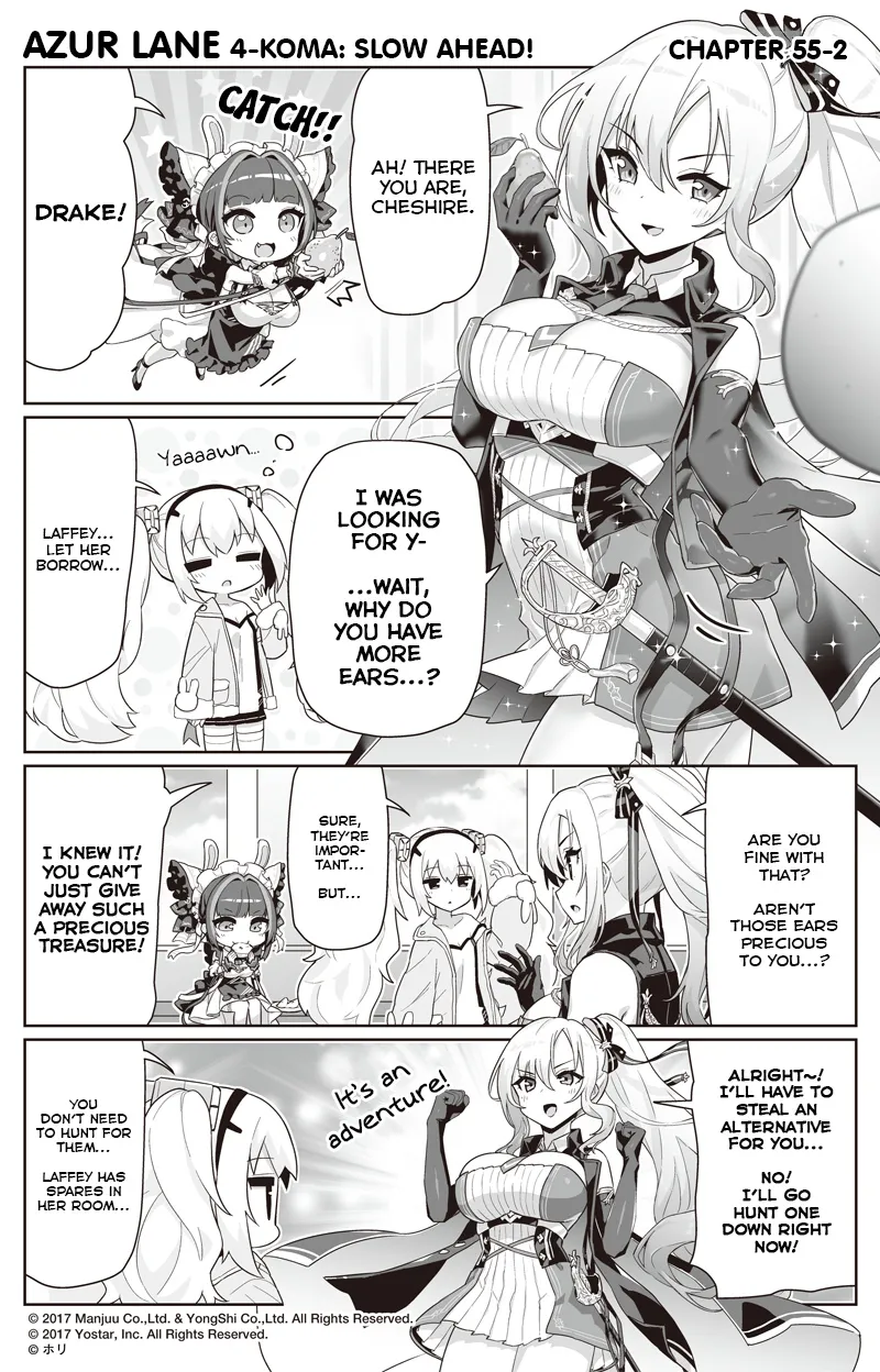 Azur Lane 4-koma: Slow Ahead Chapter 55 page 2 - MangaNato