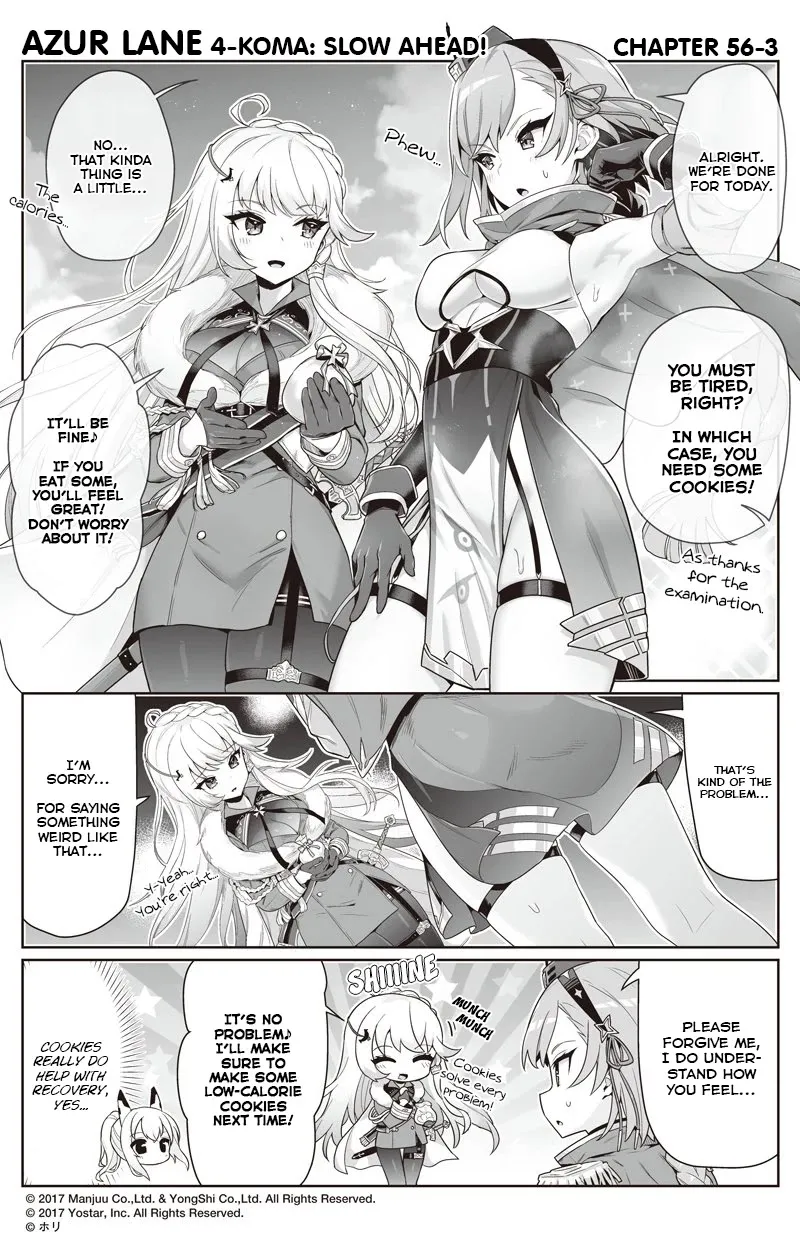 Azur Lane 4-koma: Slow Ahead Chapter 56 page 3 - MangaKakalot