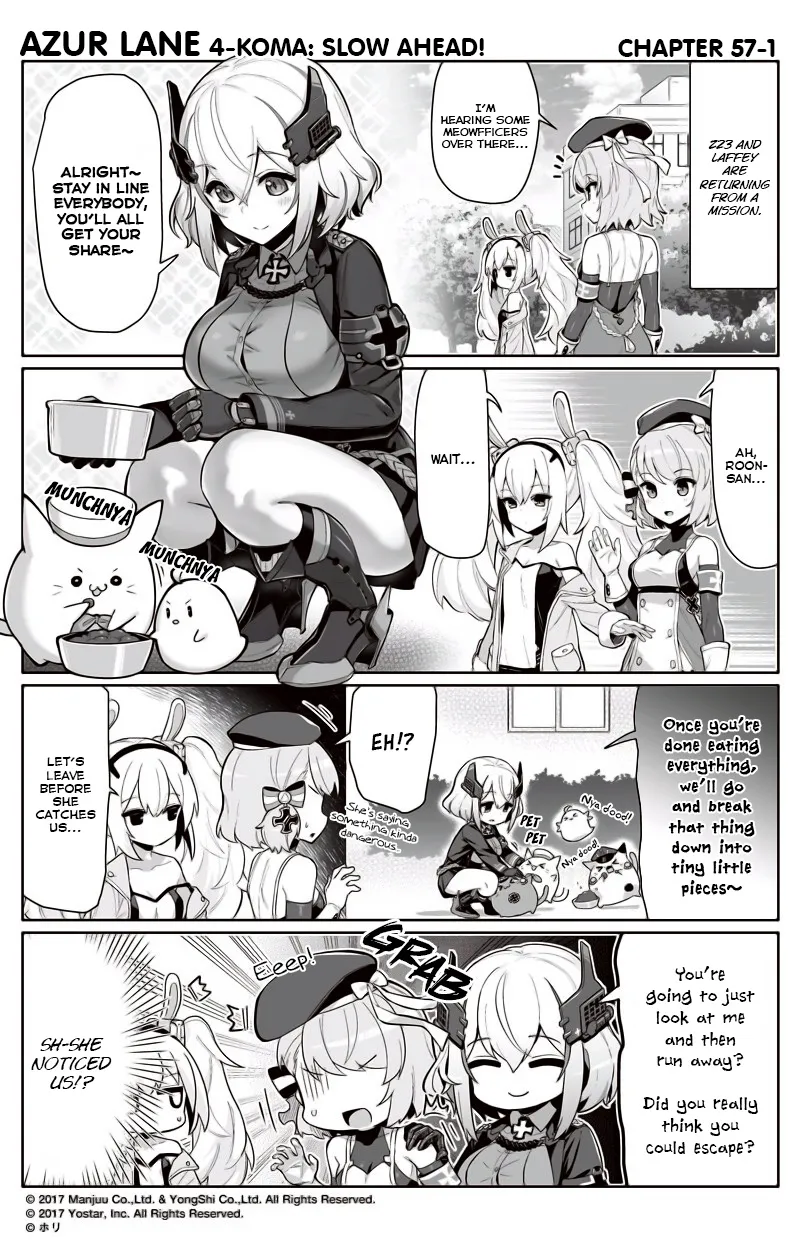 Azur Lane 4-koma: Slow Ahead Chapter 57 page 1 - MangaKakalot