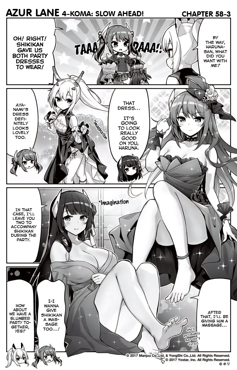 Azur Lane 4-koma: Slow Ahead Chapter 58 page 3 - MangaNato