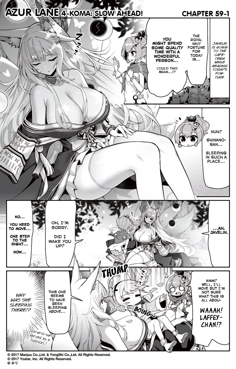 Azur Lane 4-koma: Slow Ahead Chapter 59 page 1 - MangaKakalot