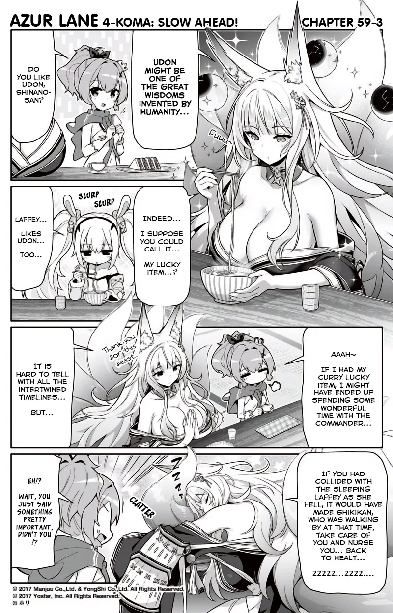 Azur Lane 4-koma: Slow Ahead Chapter 59 page 3 - MangaKakalot