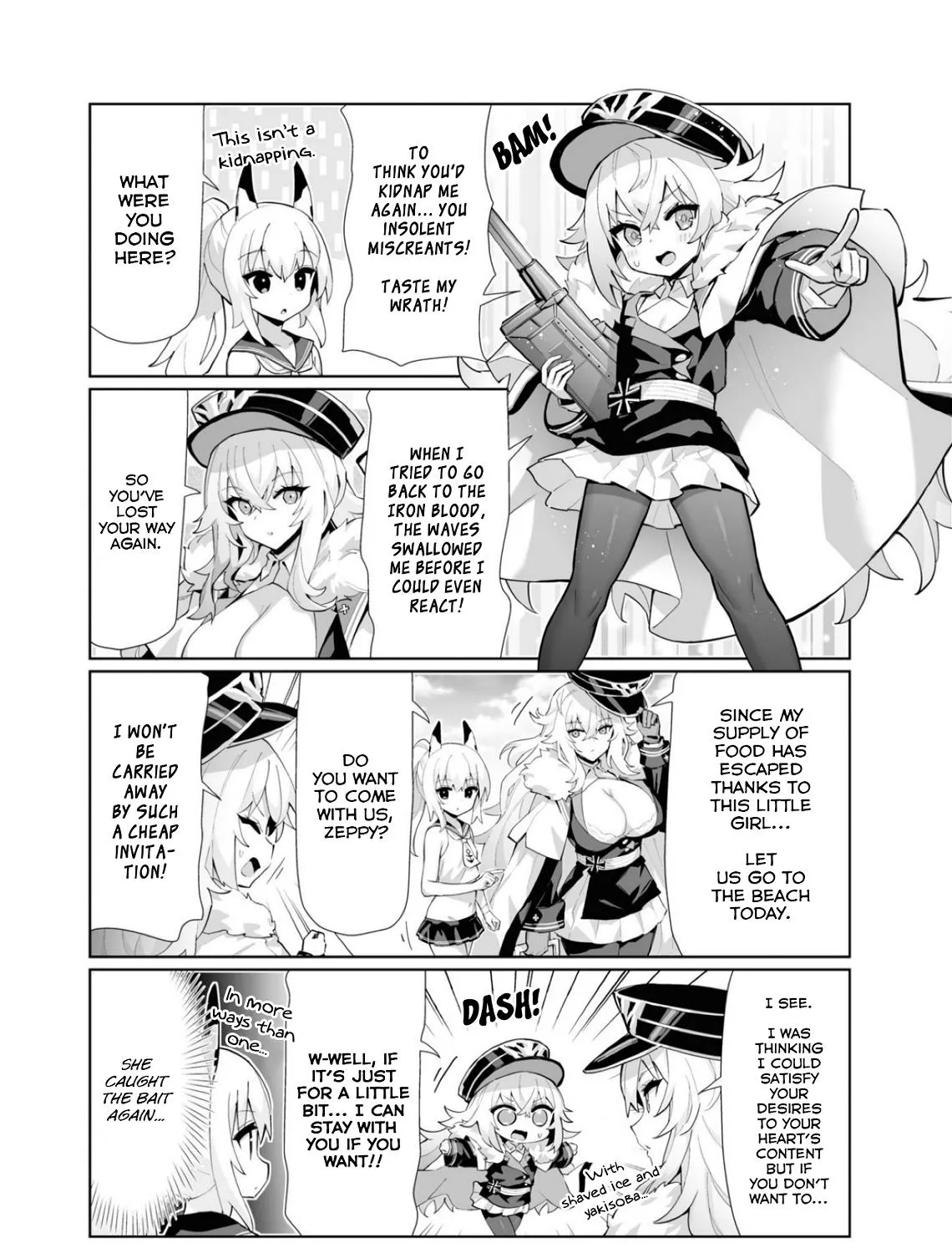 Azur Lane 4-koma: Slow Ahead Chapter 6.1 page 5 - MangaNato