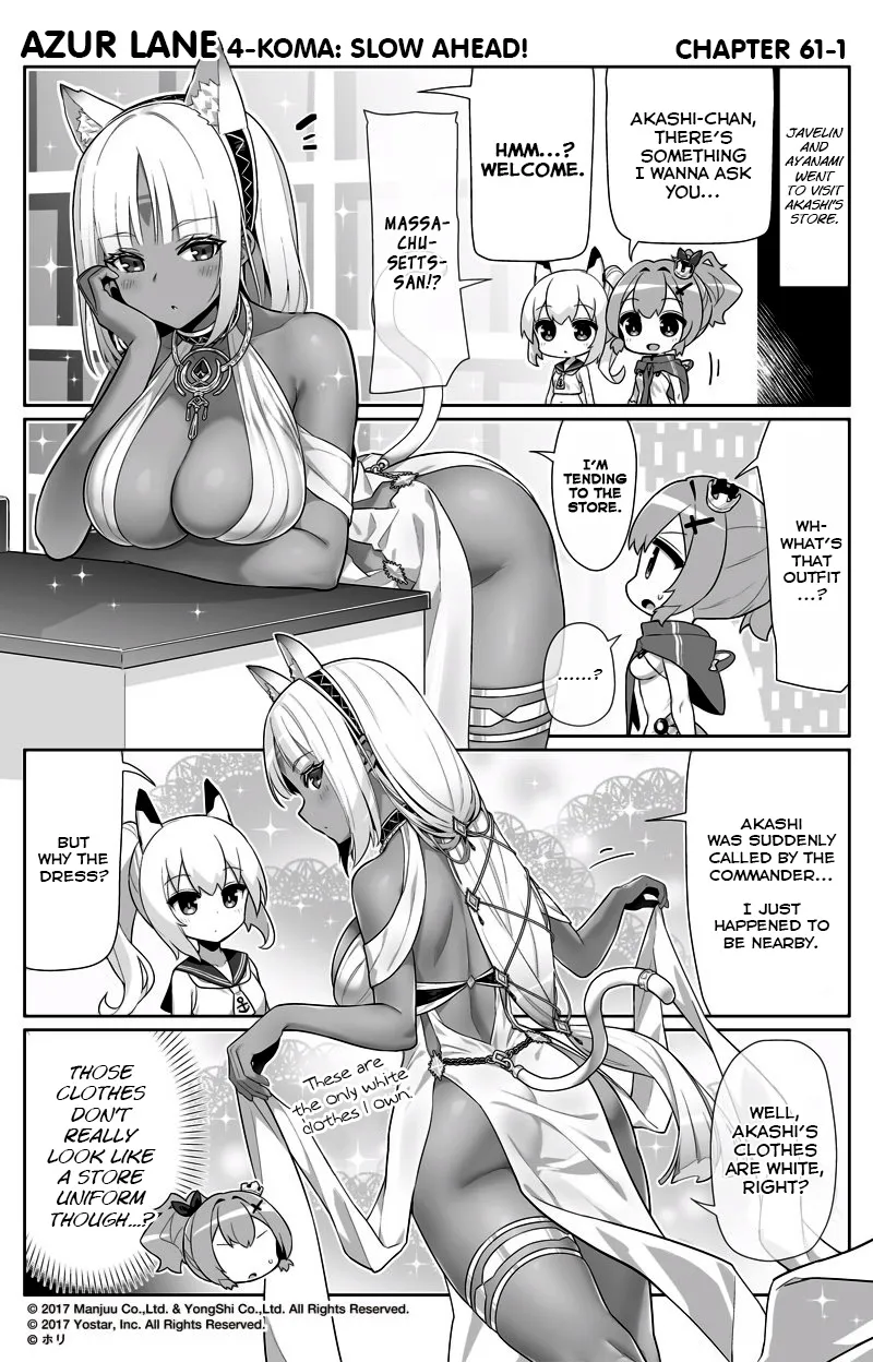 Azur Lane 4-koma: Slow Ahead Chapter 61 page 1 - MangaKakalot