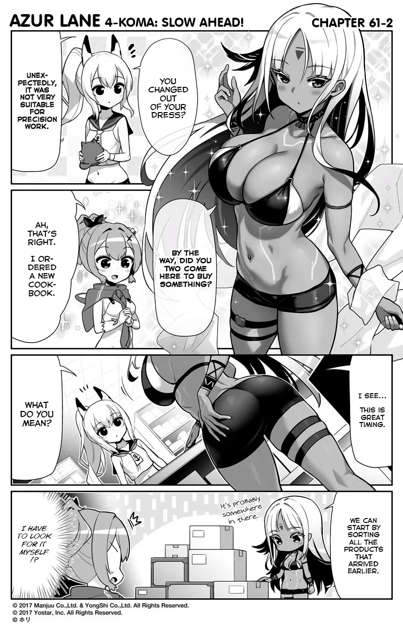 Azur Lane 4-koma: Slow Ahead Chapter 61 page 2 - MangaKakalot