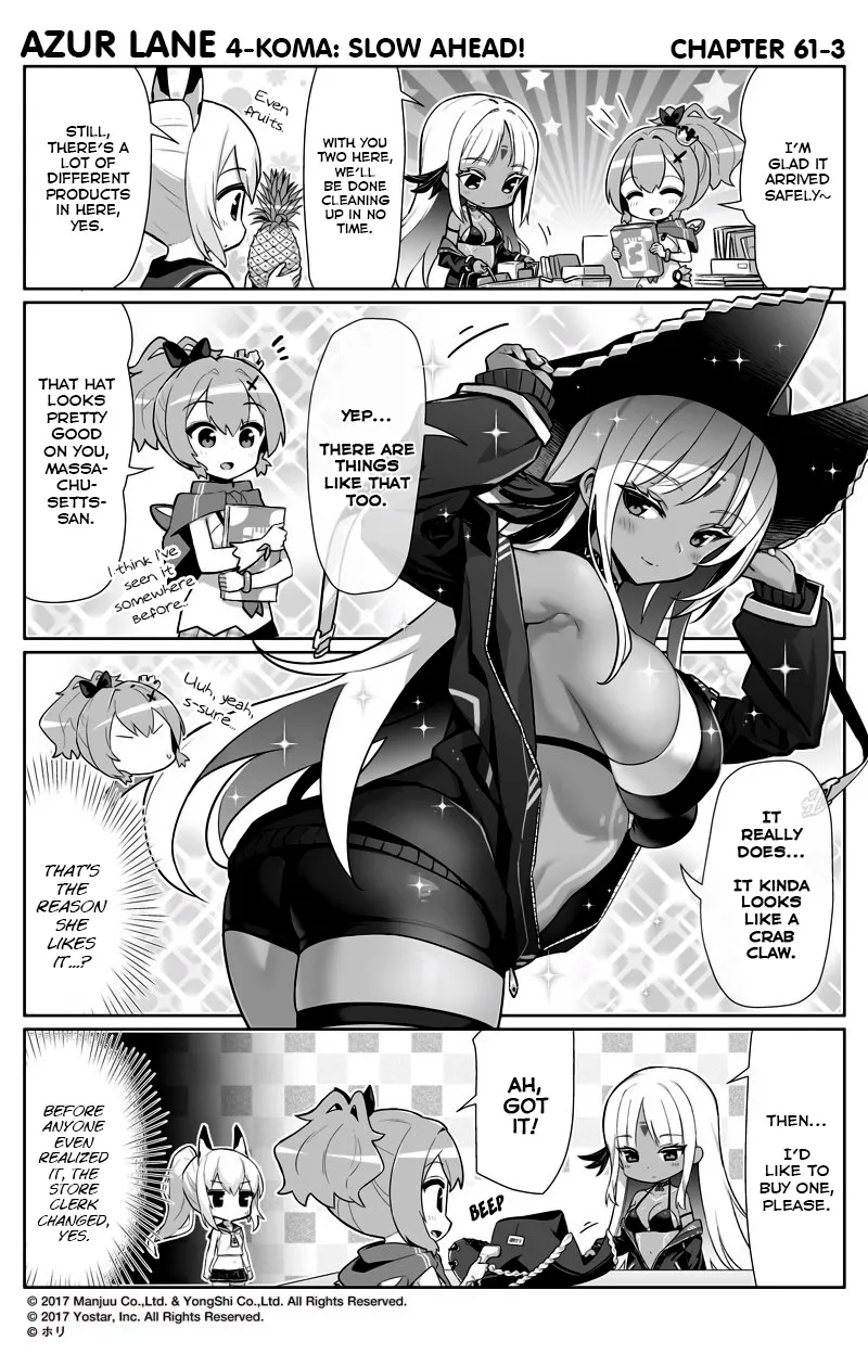 Azur Lane 4-koma: Slow Ahead Chapter 61 page 3 - MangaKakalot