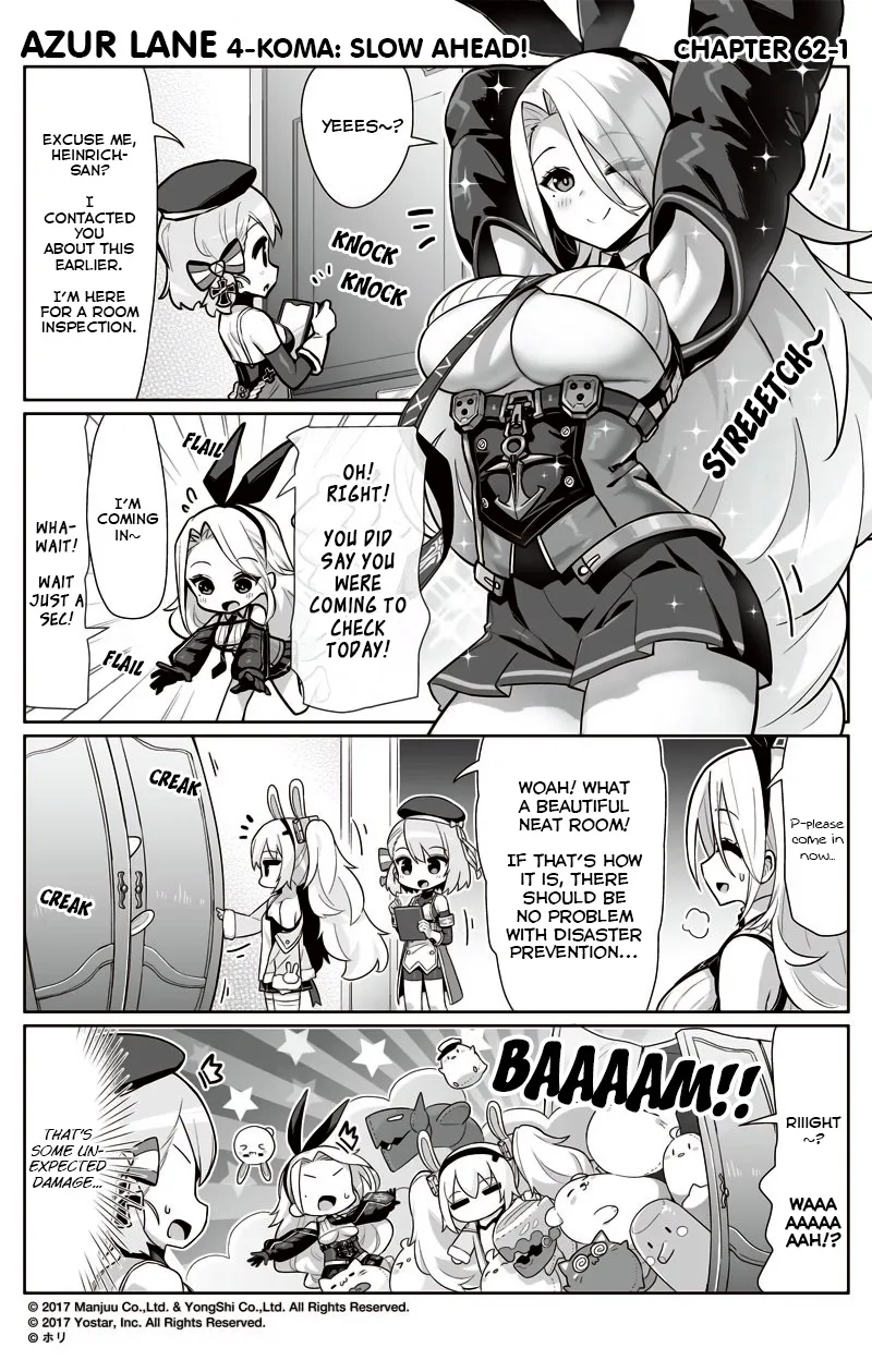 Azur Lane 4-koma: Slow Ahead Chapter 62 page 1 - MangaNato