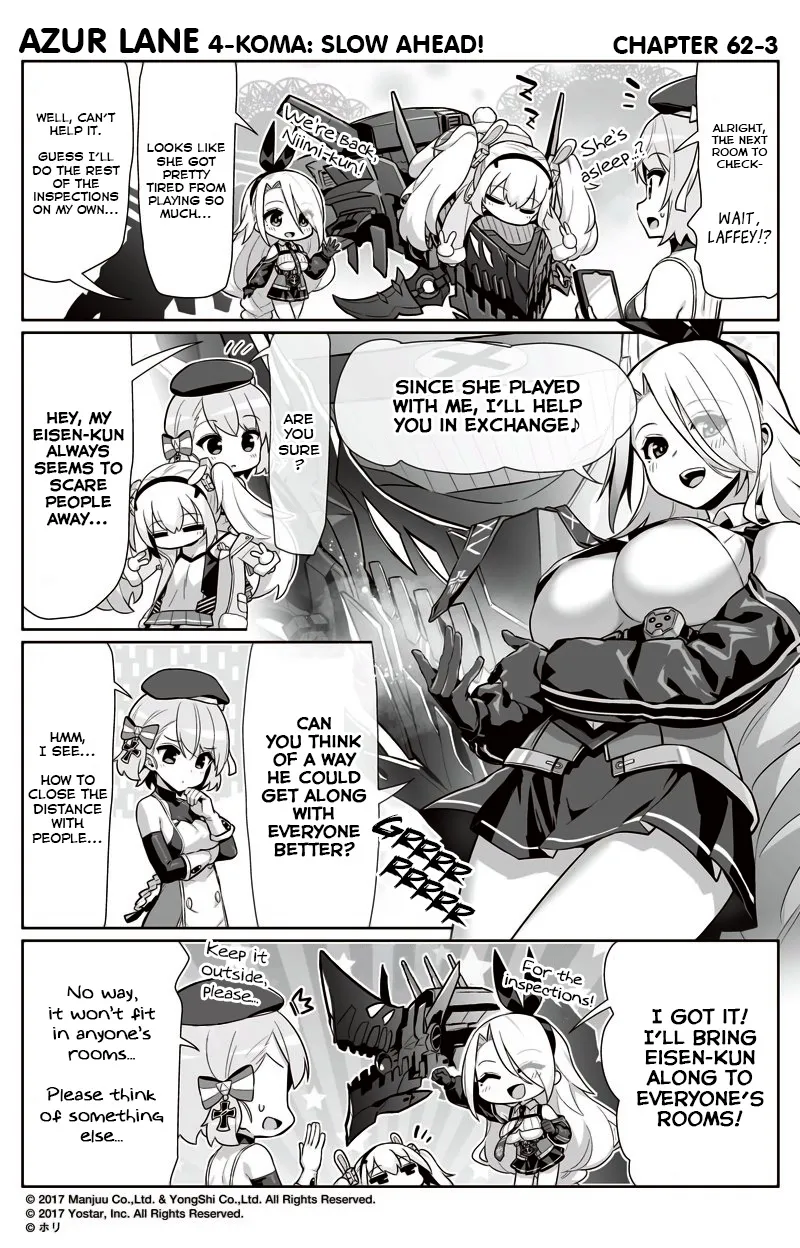 Azur Lane 4-koma: Slow Ahead Chapter 62 page 3 - MangaNato