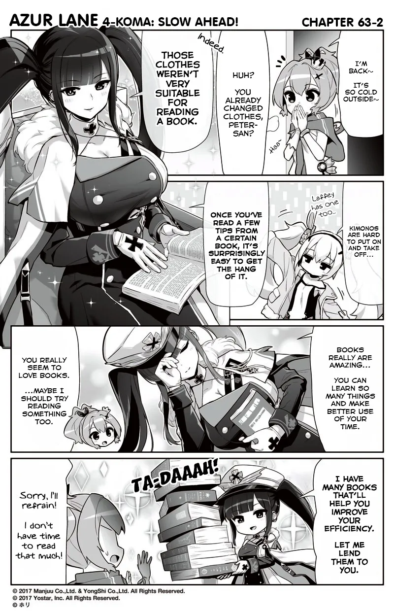 Azur Lane 4-koma: Slow Ahead Chapter 63 page 2 - MangaKakalot