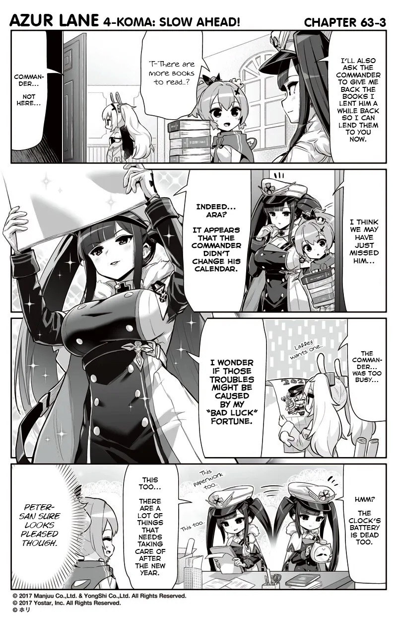 Azur Lane 4-koma: Slow Ahead Chapter 63 page 3 - MangaKakalot