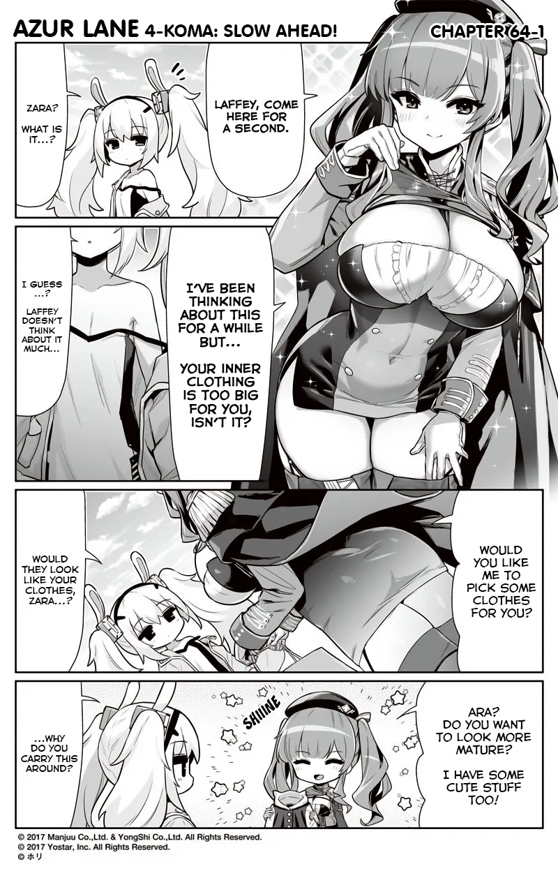 Azur Lane 4-koma: Slow Ahead Chapter 64 page 1 - MangaKakalot