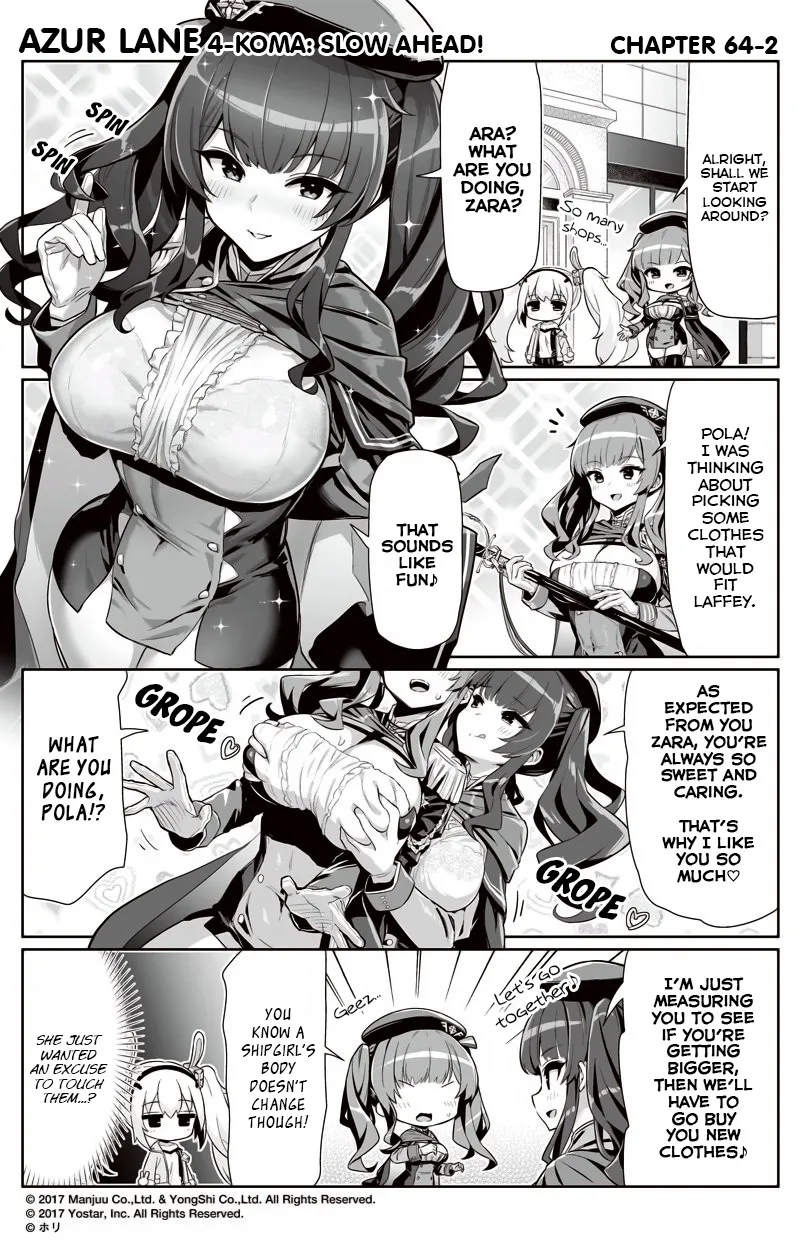 Azur Lane 4-koma: Slow Ahead Chapter 64 page 2 - MangaKakalot