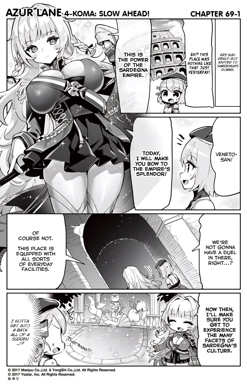 Azur Lane 4-koma: Slow Ahead Chapter 69 page 1 - MangaKakalot