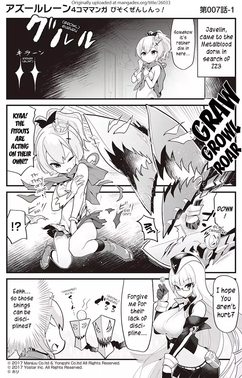 Azur Lane 4-koma: Slow Ahead Chapter 7 page 1 - MangaKakalot