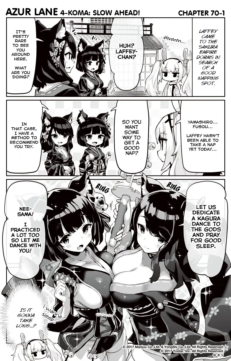 Azur Lane 4-koma: Slow Ahead Chapter 70 page 1 - MangaKakalot