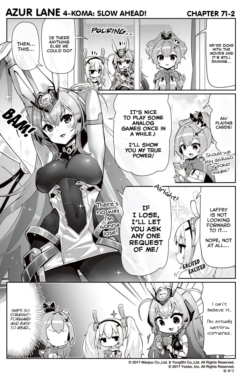 Azur Lane 4-koma: Slow Ahead Chapter 71 page 2 - MangaKakalot