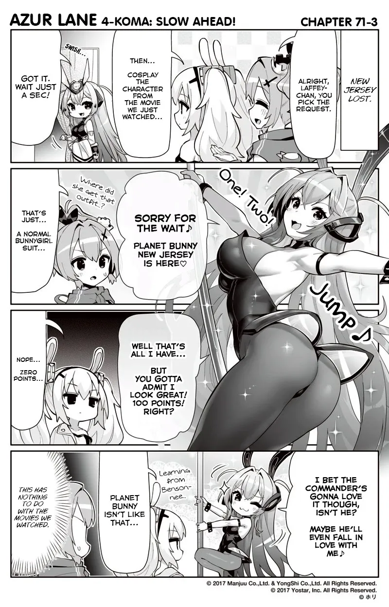 Azur Lane 4-koma: Slow Ahead Chapter 71 page 3 - MangaKakalot