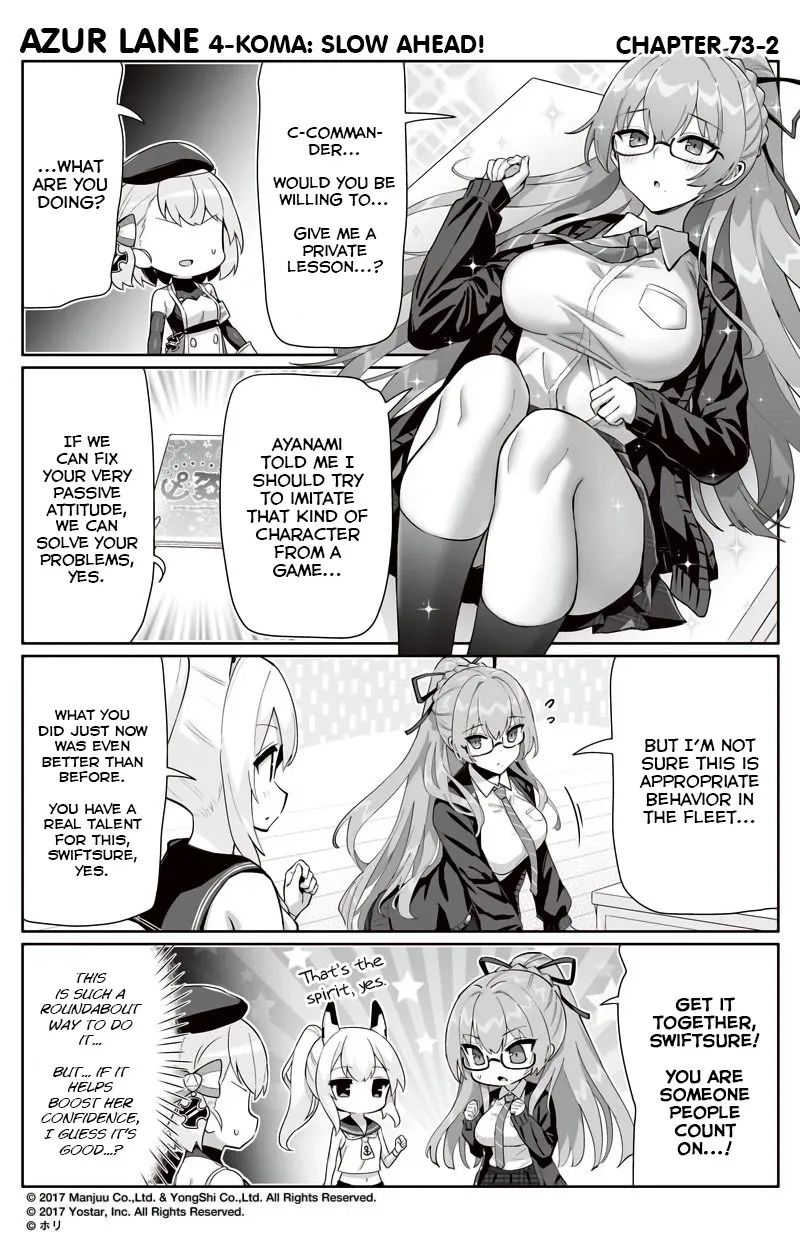 Azur Lane 4-koma: Slow Ahead Chapter 73 page 2 - MangaKakalot