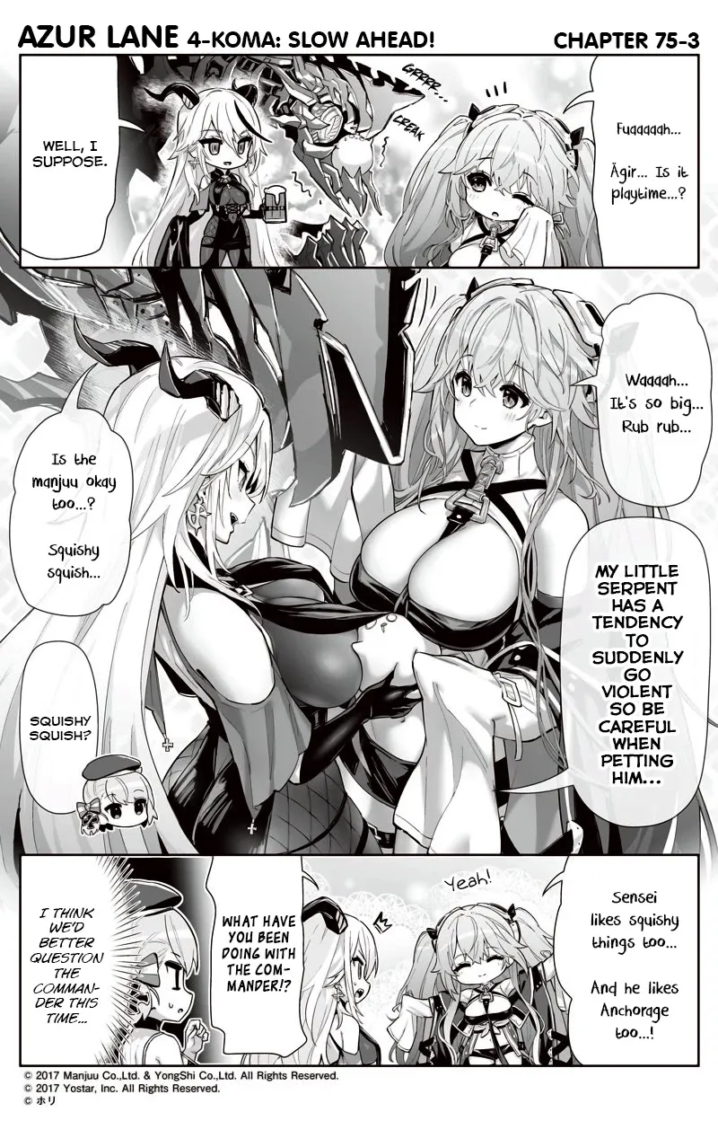 Azur Lane 4-koma: Slow Ahead Chapter 75 page 3 - MangaKakalot