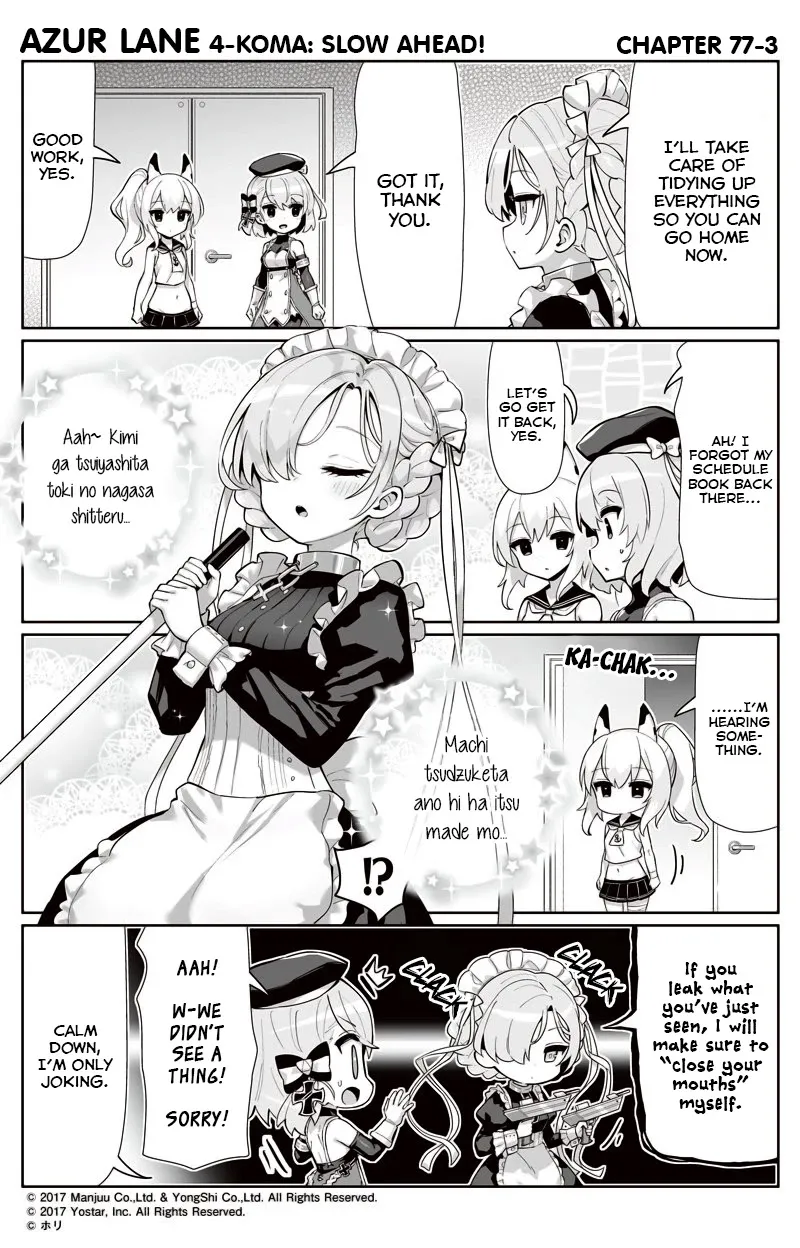 Azur Lane 4-koma: Slow Ahead Chapter 77 page 3 - MangaNato