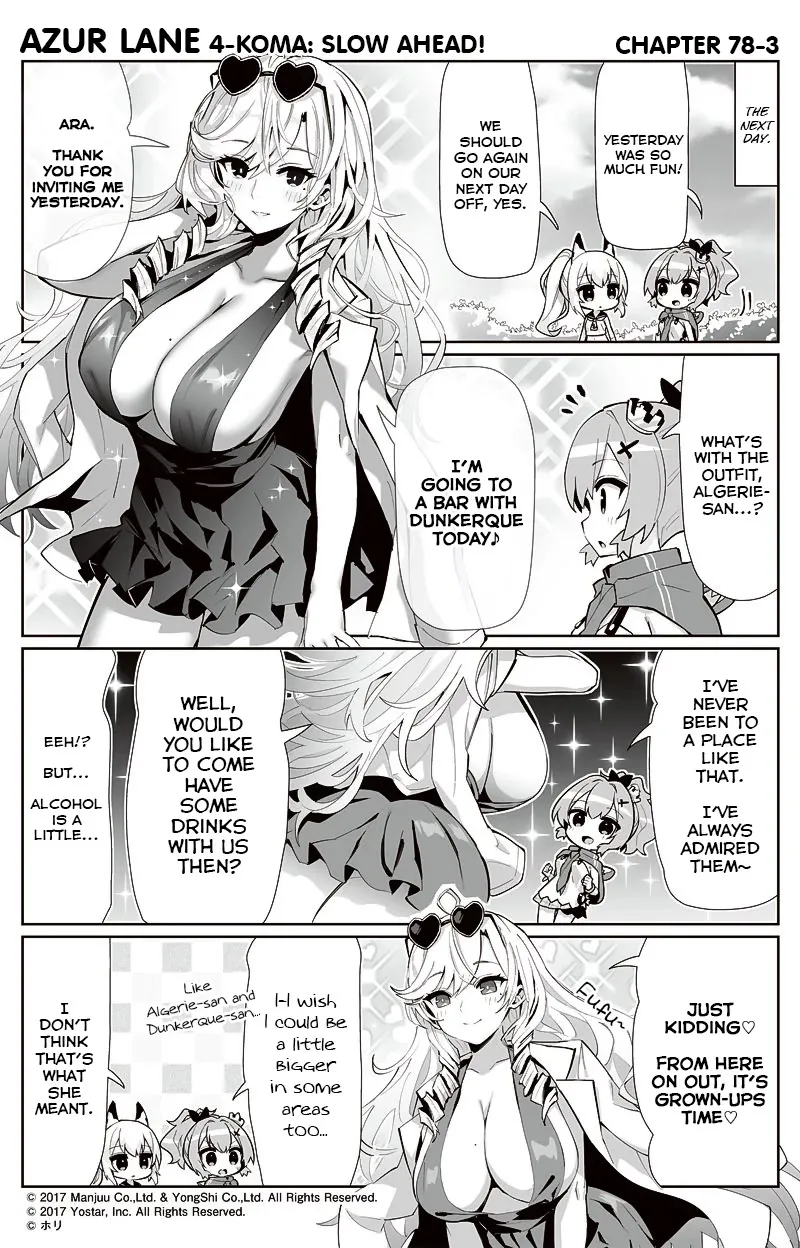 Azur Lane 4-koma: Slow Ahead Chapter 78 page 3 - MangaKakalot