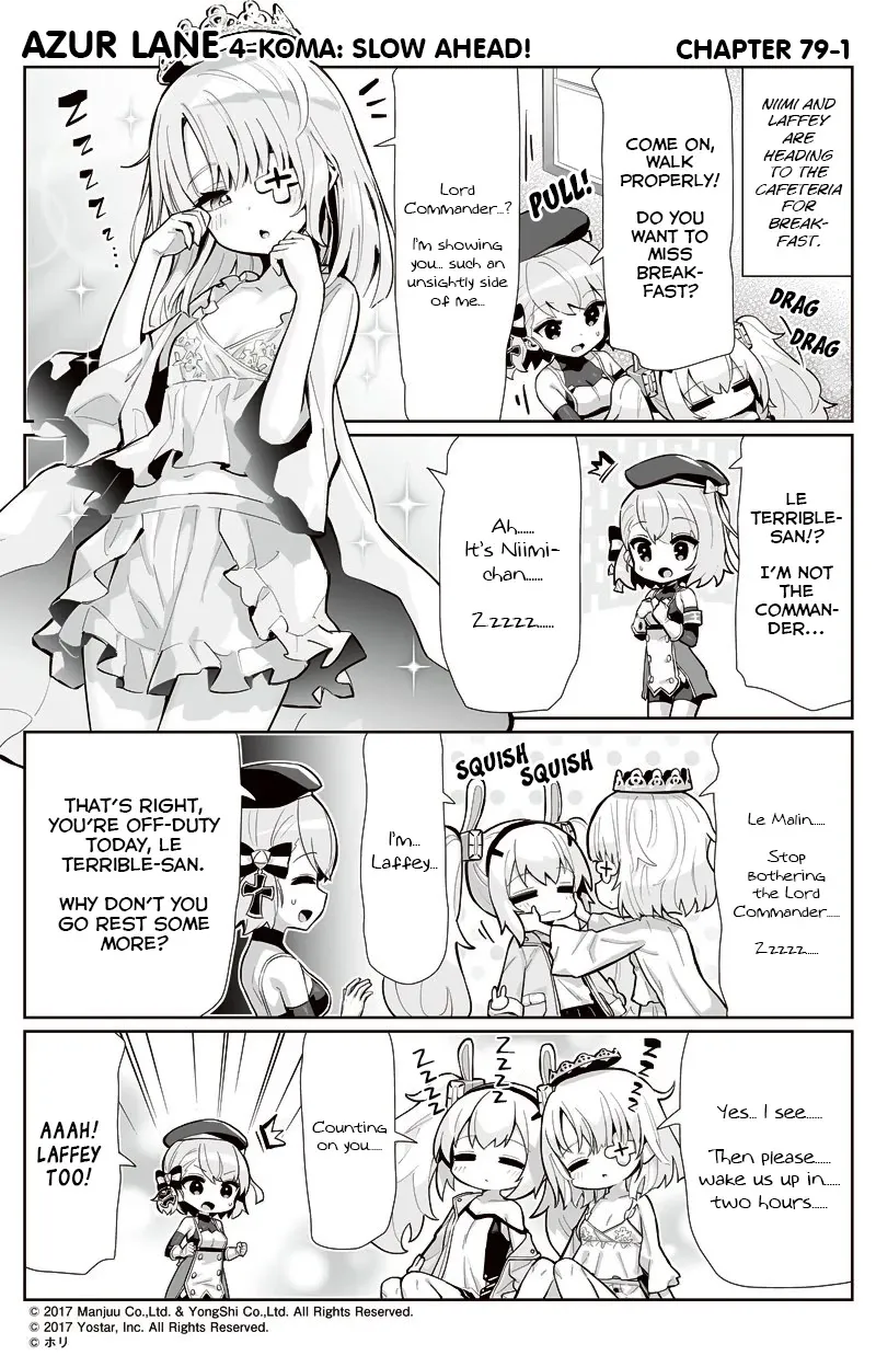 Azur Lane 4-koma: Slow Ahead Chapter 79 page 1 - MangaKakalot