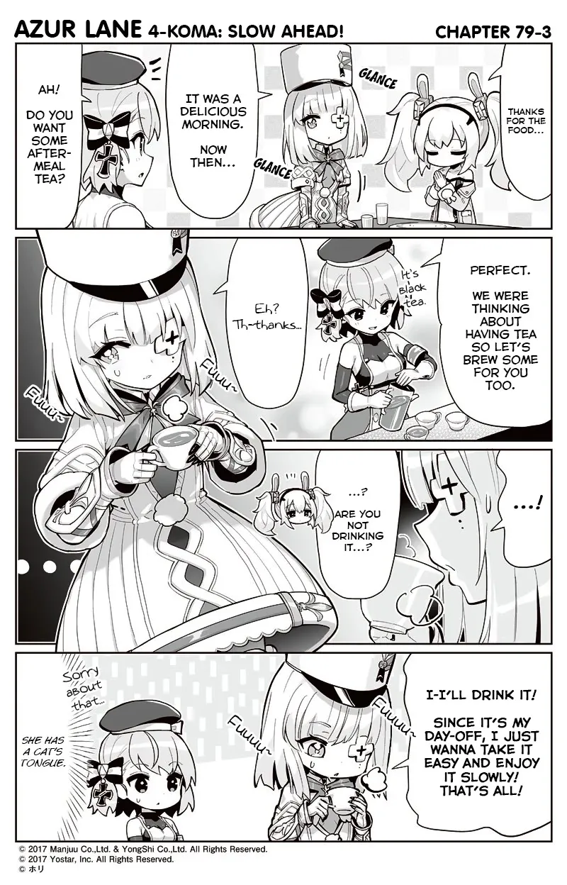 Azur Lane 4-koma: Slow Ahead Chapter 79 page 3 - MangaKakalot