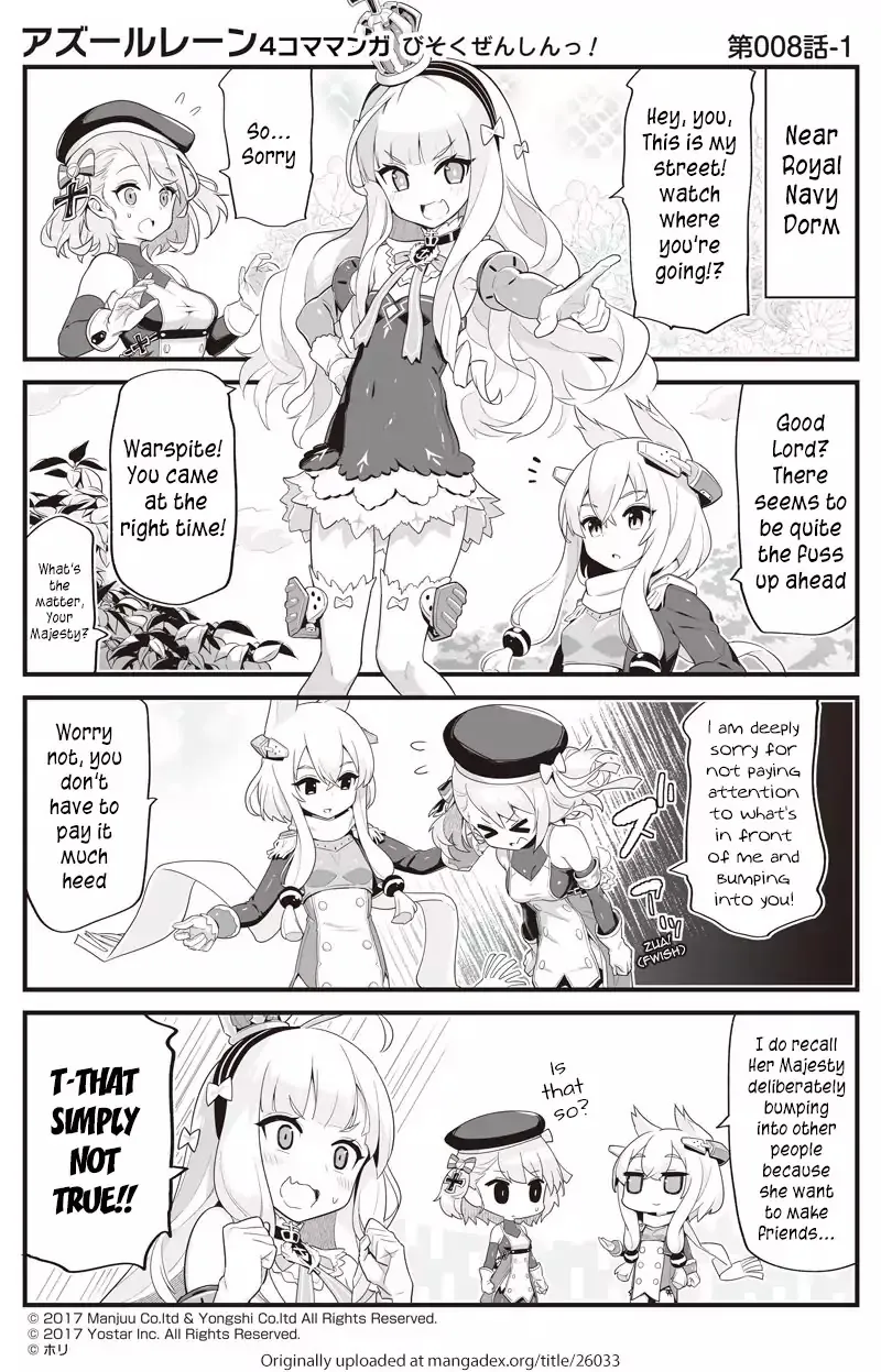 Azur Lane 4-koma: Slow Ahead Chapter 8 page 1 - MangaKakalot