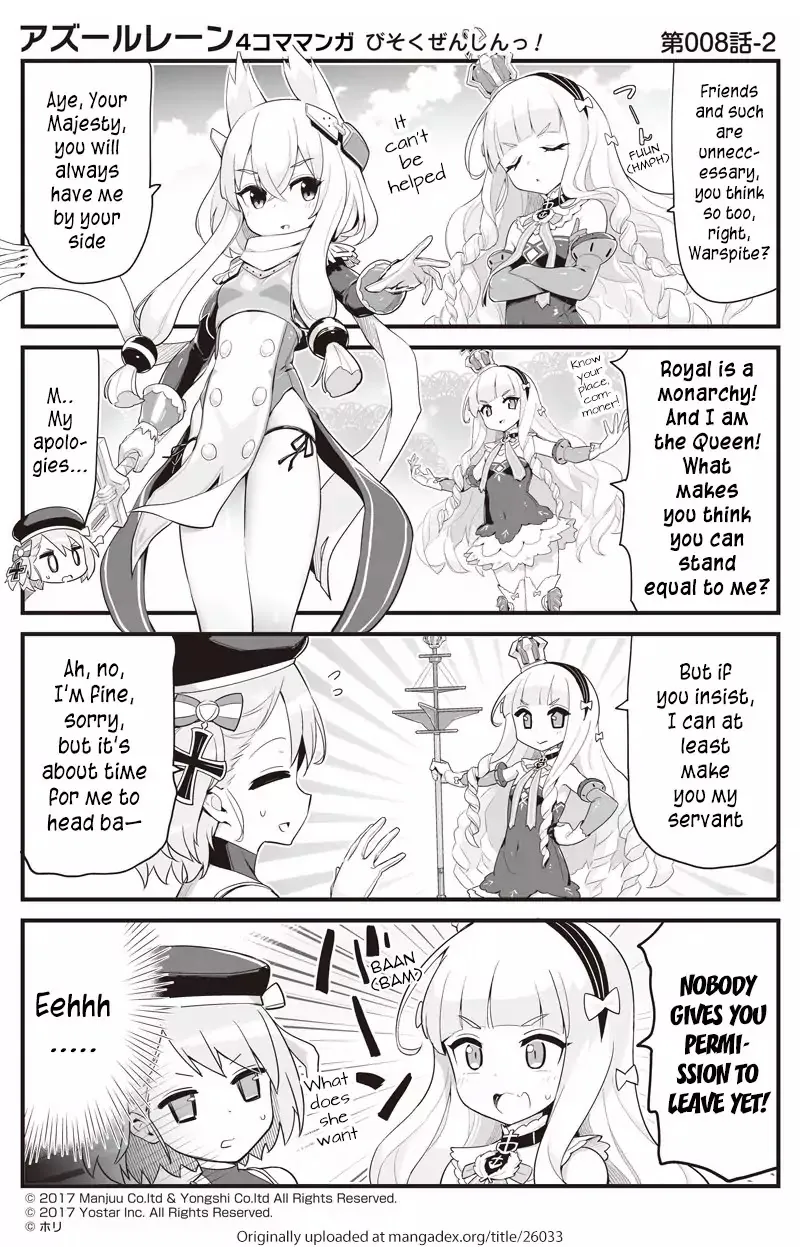 Azur Lane 4-koma: Slow Ahead Chapter 8 page 2 - MangaKakalot